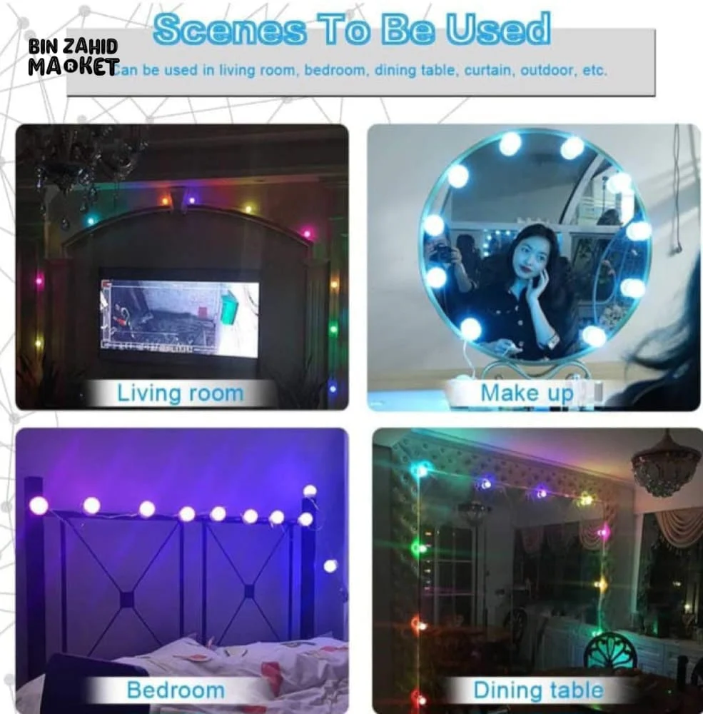 10 PIECES RGB VANITY BULB LIGHT - Image 3