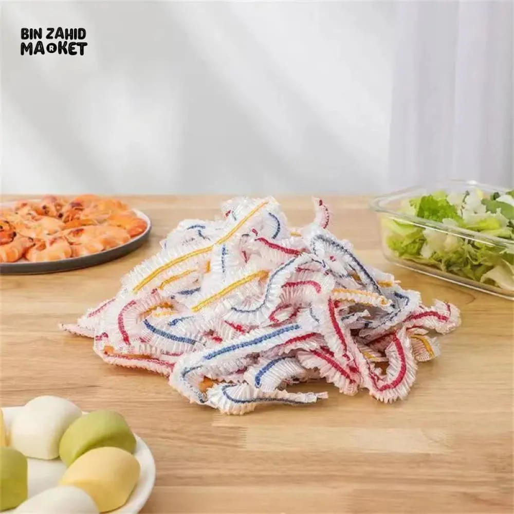 100 PIECES COLOFUL FOOD COVERS - Image 3