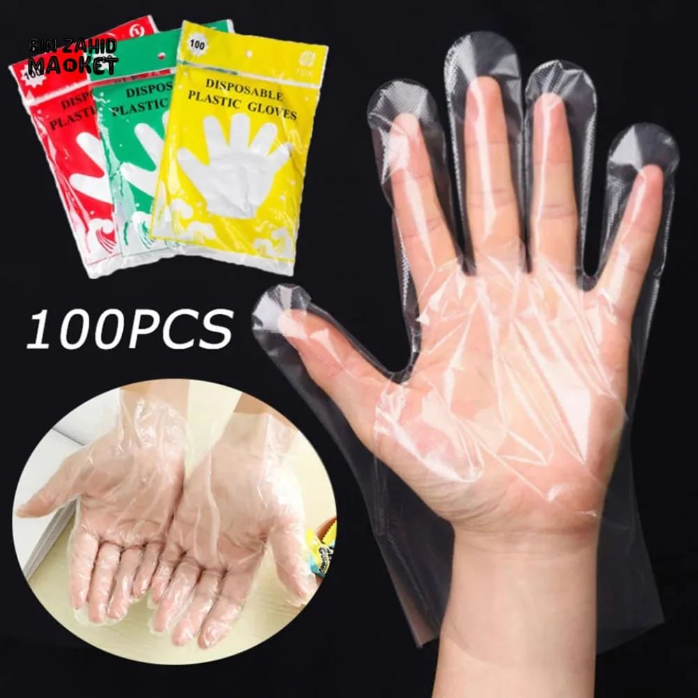 100 PIECES DISPOSABLE GLOVES - Image 2