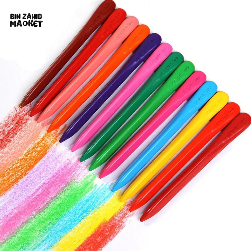 12 PIECES PLASTIC CRAYONS SET - Image 4