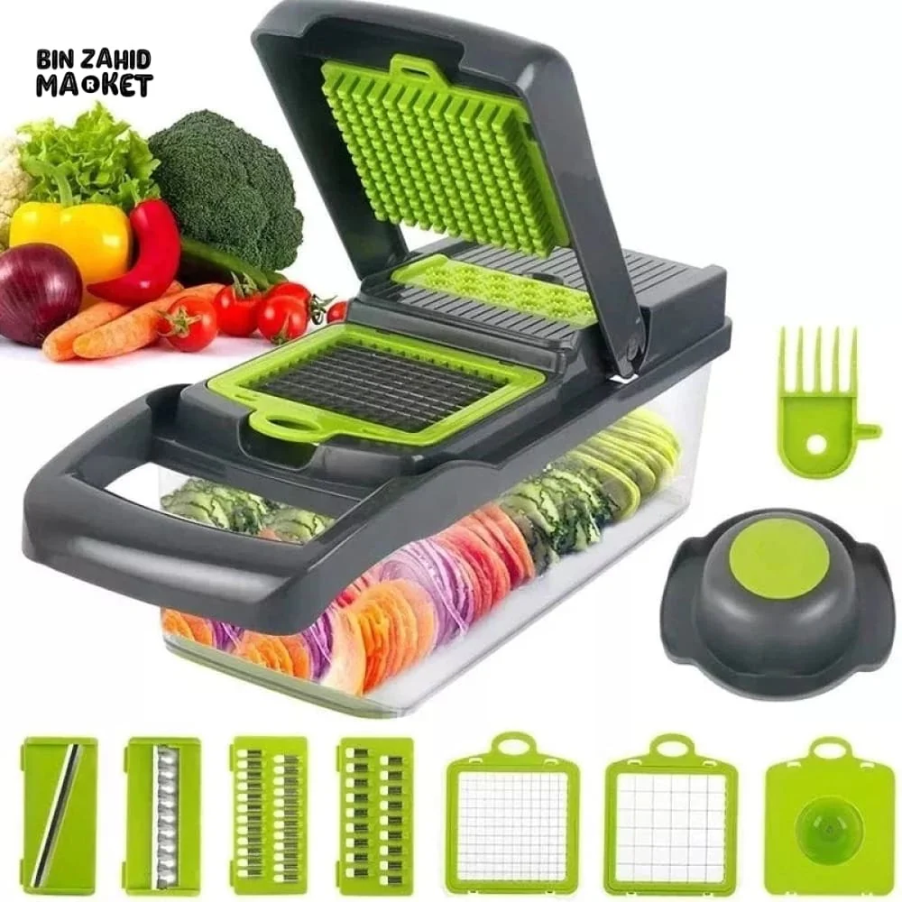 12IN1 MUTIFUNCTIONAL VEGETABLE CUTTER - Image 2