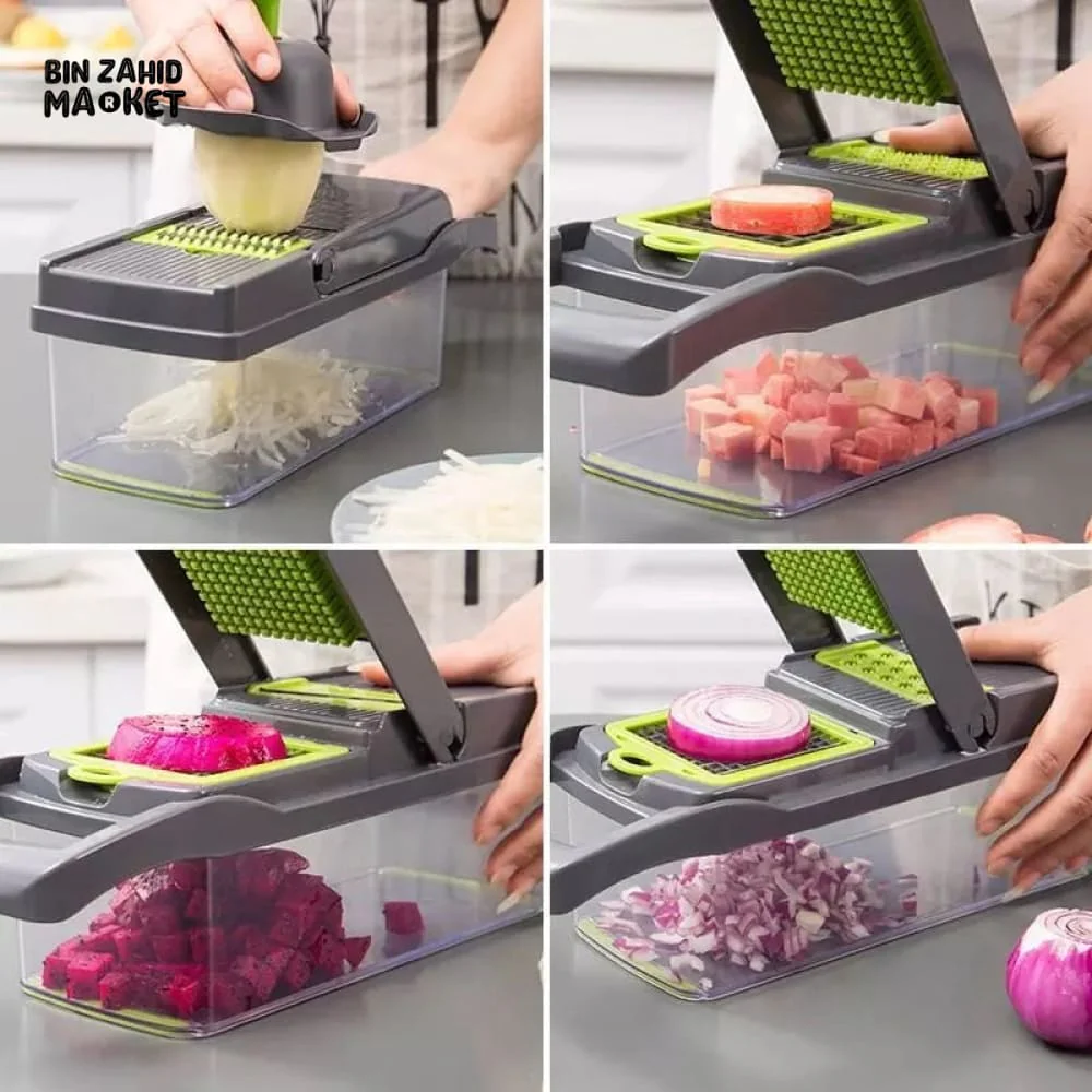 12IN1 MUTIFUNCTIONAL VEGETABLE CUTTER - Image 3