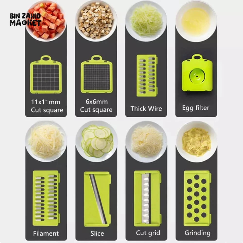 12IN1 MUTIFUNCTIONAL VEGETABLE CUTTER - Image 5