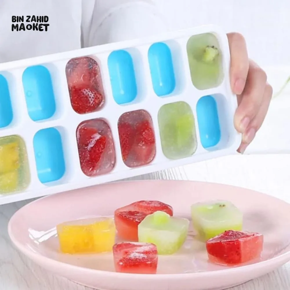 14X GRID ICE CUBE TRAY WITH LID - Image 5