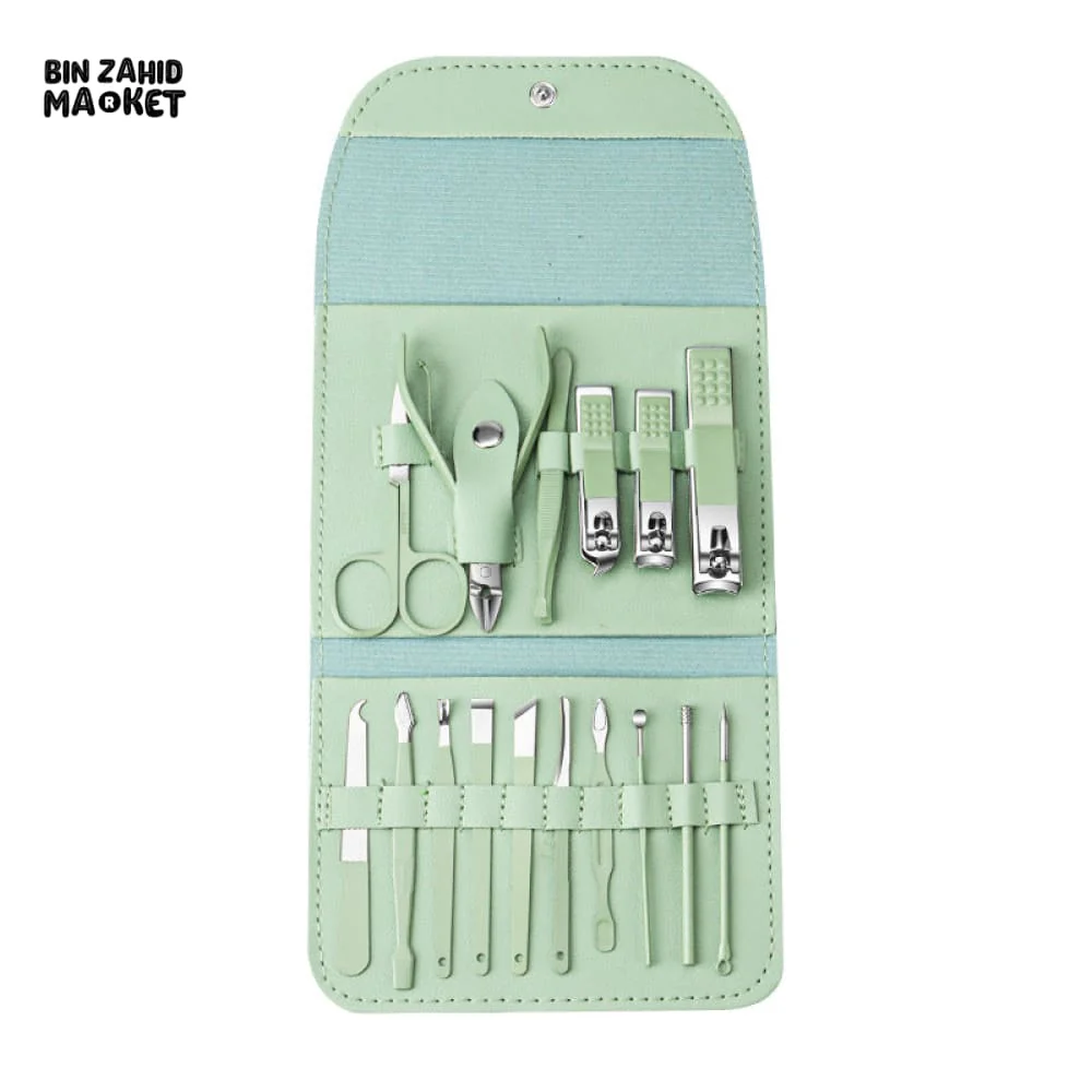 16-PIECE NAIL CLIPPER SET HOUSEHOLD MANICURE BEAUTY TOOLS PORTABLE - Image 5