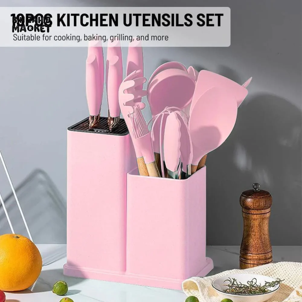 19 PIECES UTENSILS WITH KNIFE SET - Image 3