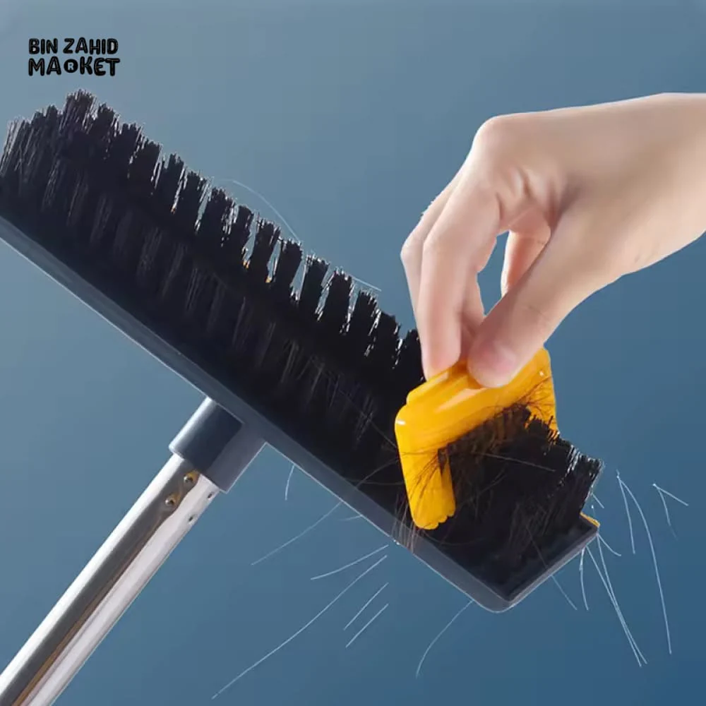 2 IN 1 LONG HANDLE CLEANING BRUSH – FLOOR WALL & TILE SCRUBBER FOR BATHROOM & WINDOWS - Image 3
