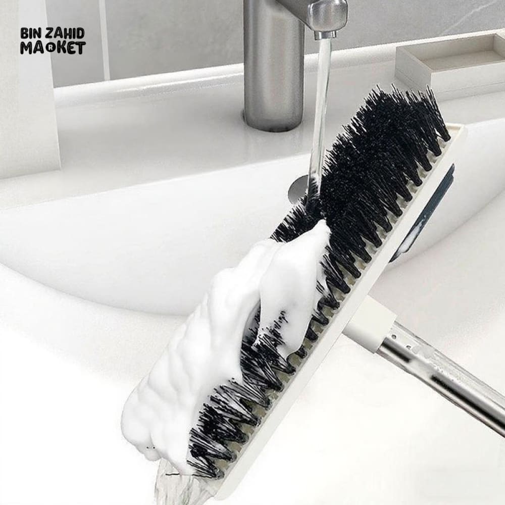 2 IN 1 LONG HANDLE CLEANING BRUSH – FLOOR WALL & TILE SCRUBBER FOR BATHROOM & WINDOWS - Image 5