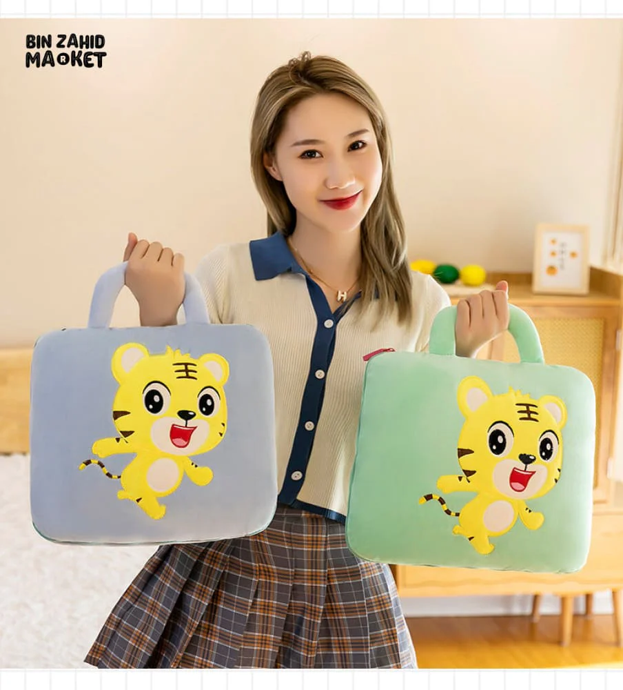 2-IN-1 PILLOW QUILT – MULTIFUNCTIONAL FOLDING BLANKET & OFFICE NAP PILLOW RANDOM COLORS - Image 14