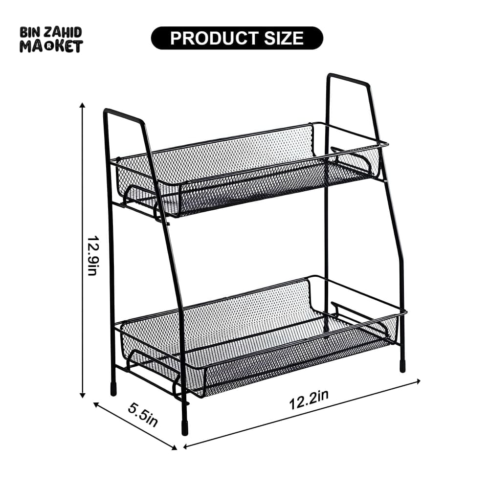 2-LAYERS COUNTER-TOP METAL STAND - Image 5