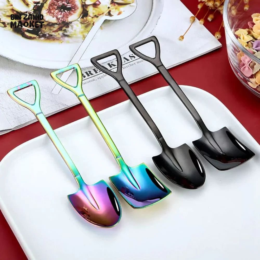 2 PIECES FLAT SHOVEL SPOON SET - Image 3
