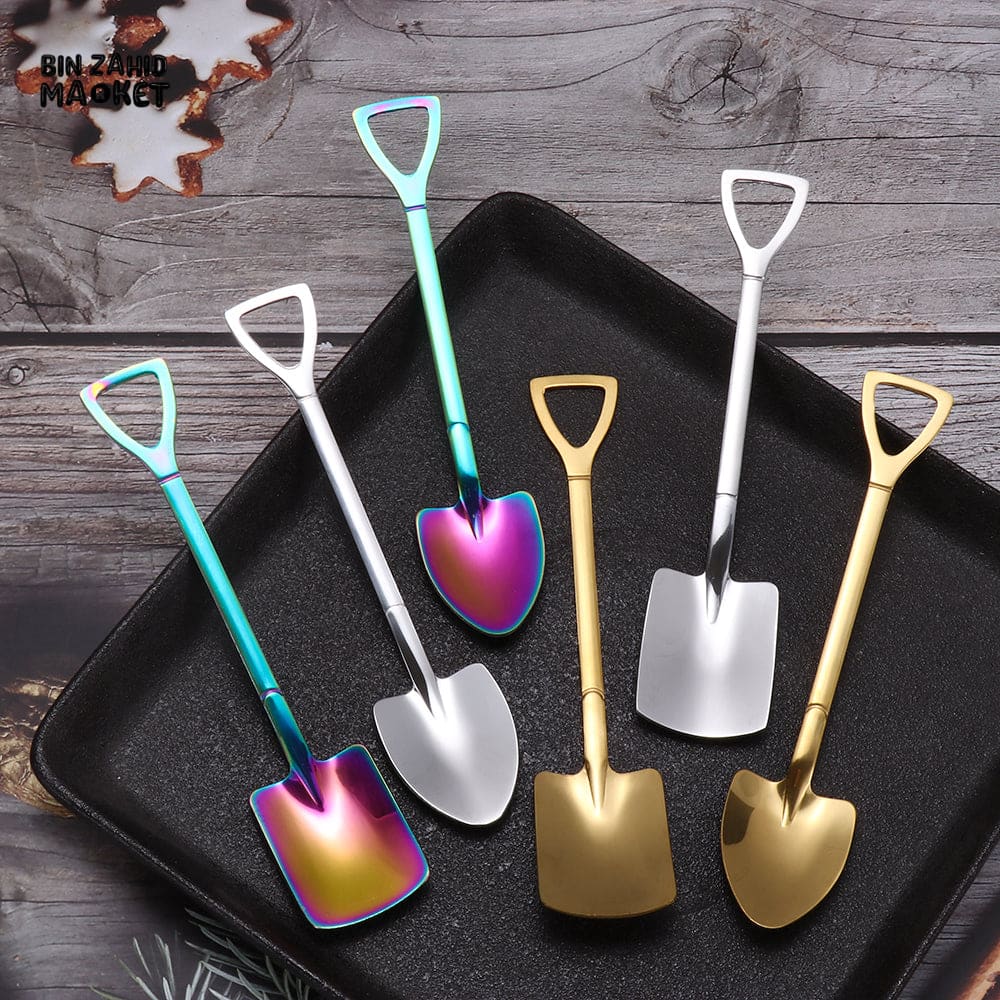 2 PIECES FLAT SHOVEL SPOON SET - Image 6