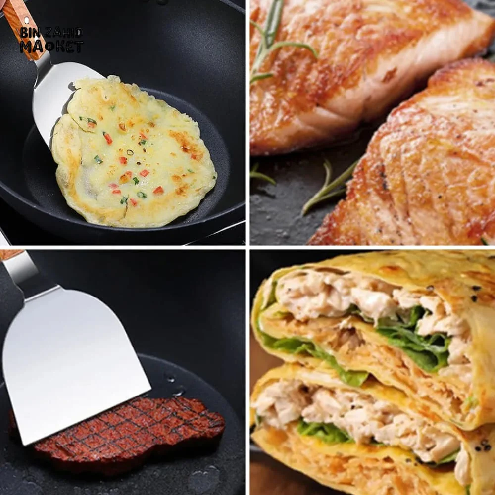 1 PIECES SET MEAT CUTTER & KEBAB TURNER - Image 2