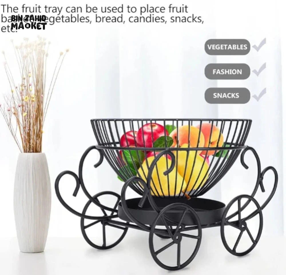 2-TIER DECORATIVE FRUIT BASKET - Image 7
