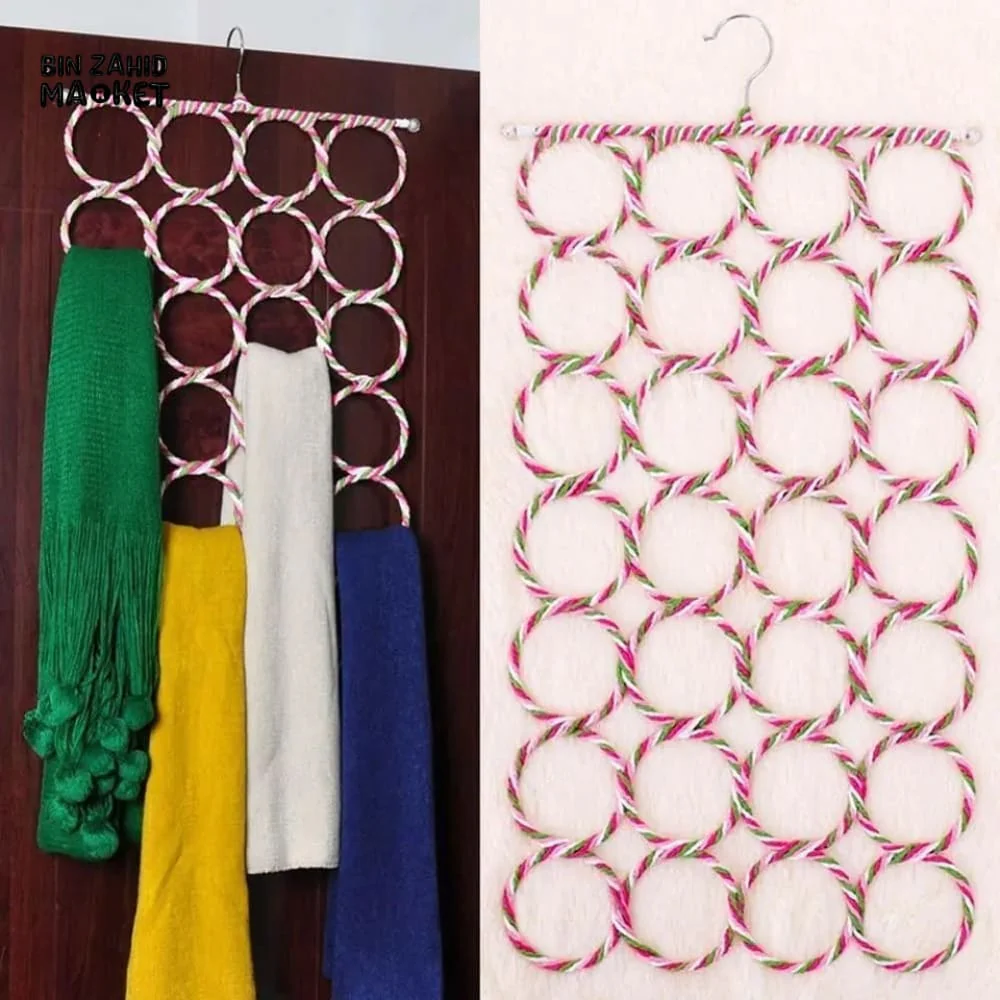 28X RINGS SCARF & SHAWL HANGER - Image 2