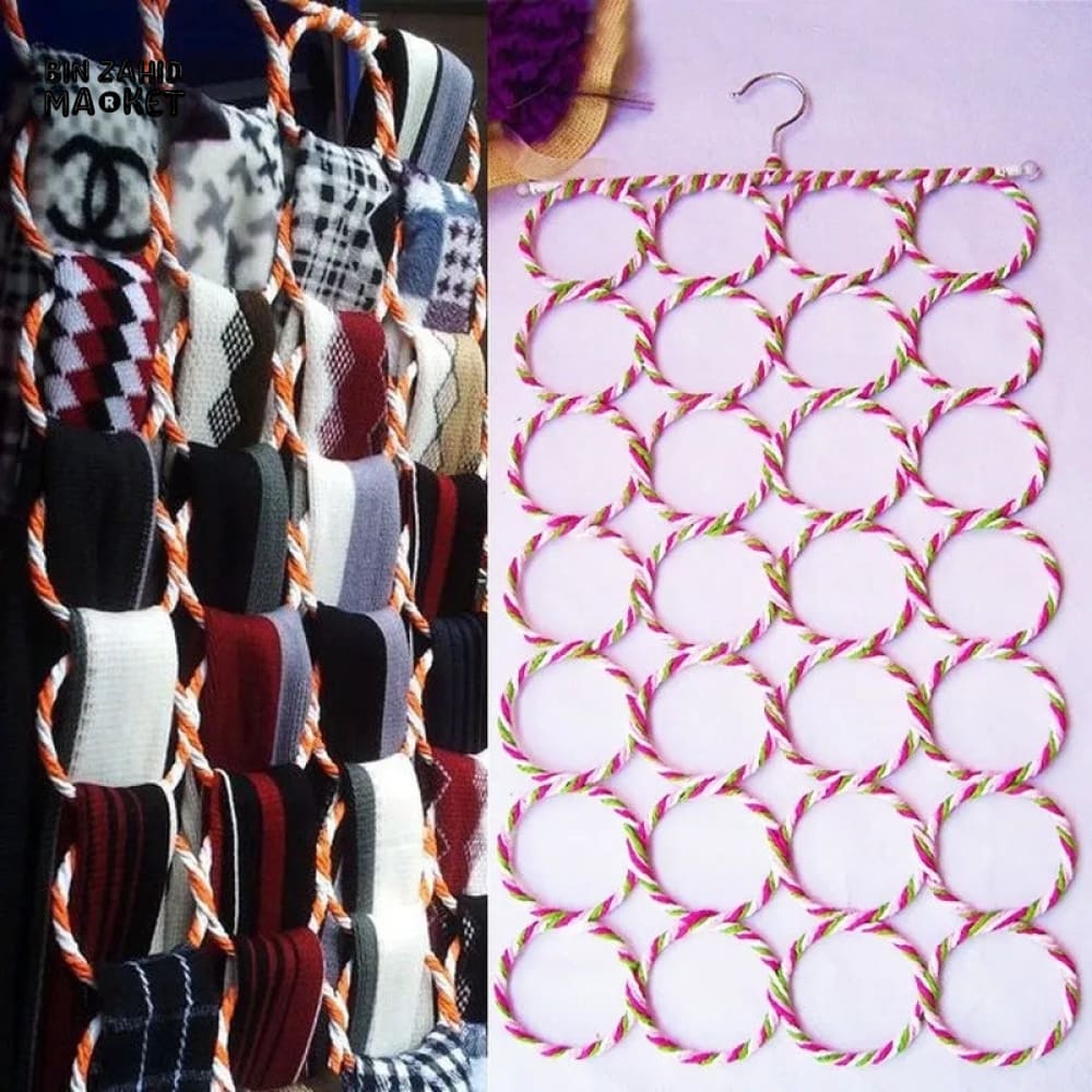28X RINGS SCARF & SHAWL HANGER - Image 3