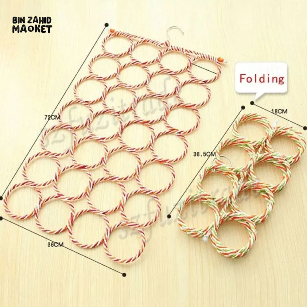 28X RINGS SCARF & SHAWL HANGER - Image 5