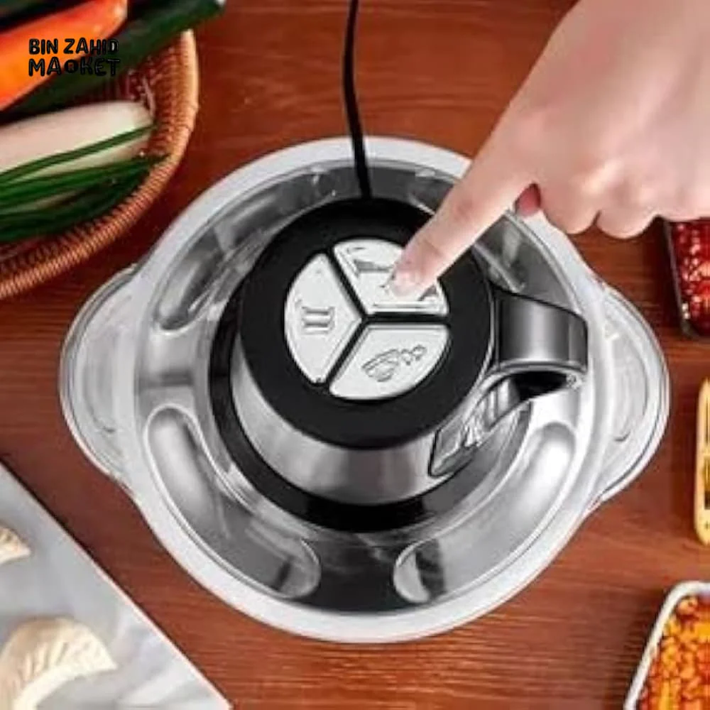 2L ELECTRIC MEAT GRINDER | STAINLESS STEEL FOOD PROCESSOR | HIGH-POWER CHOPPER FOR HOME USE - Image 5