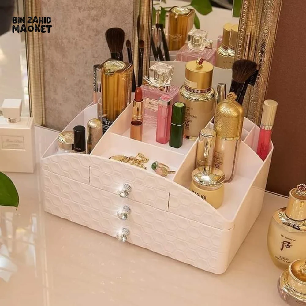 2X DRAWERS JEWLERY & COSMETIC ORGANIZER - Image 2