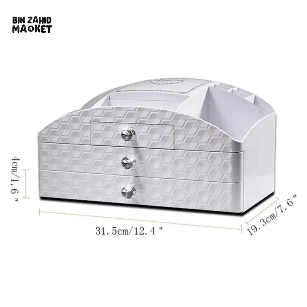 2X DRAWERS JEWLERY & COSMETIC ORGANIZER - Image 6