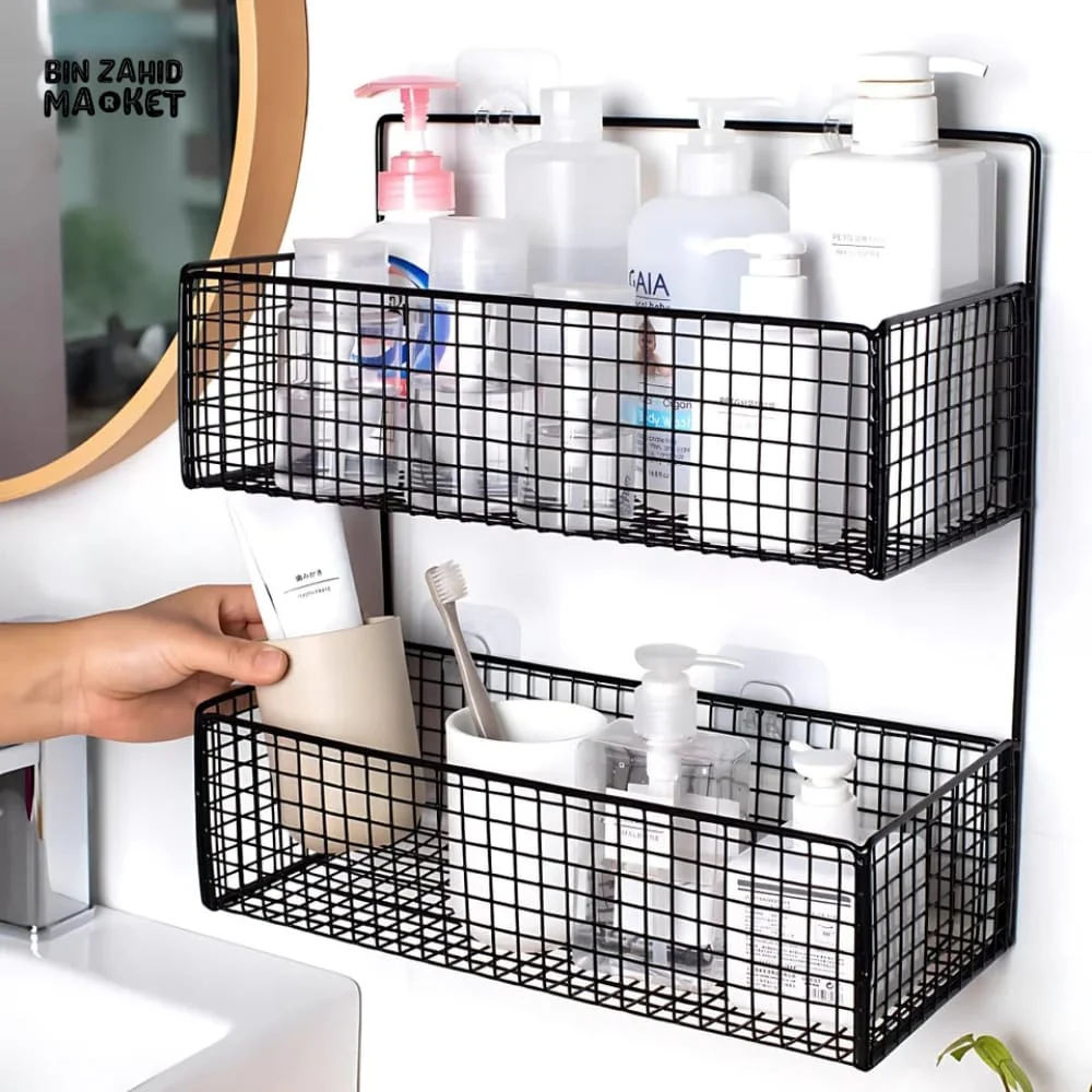 2X LAYERS METAL STORAGE RACK - Image 2
