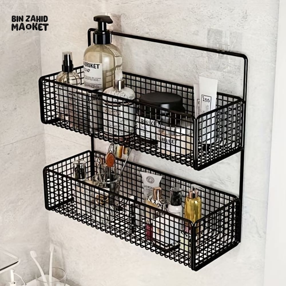 2X LAYERS METAL STORAGE RACK - Image 4