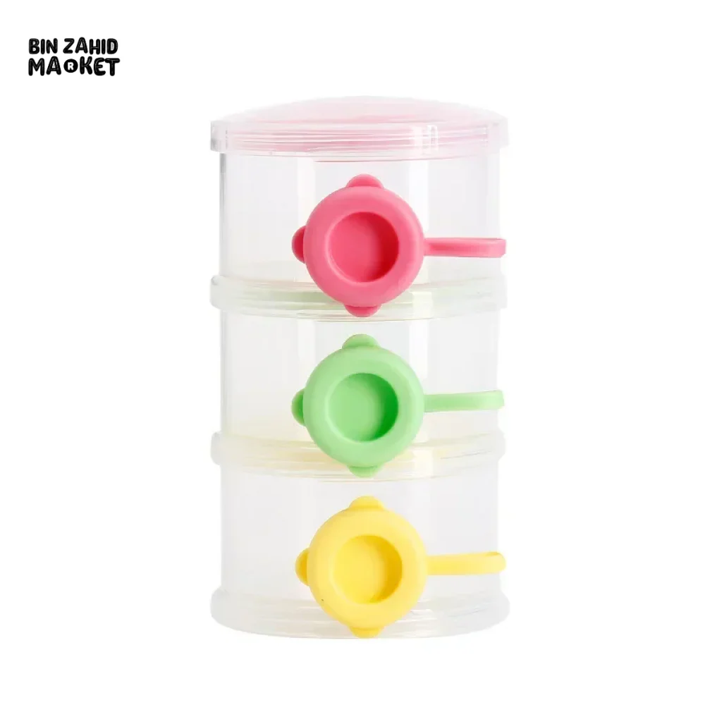 3-LAYER 360ML BPA-FREE BABY MILK POWDER BOX SIDE OPEN FOOD STORAGE CONTAINER - Image 5