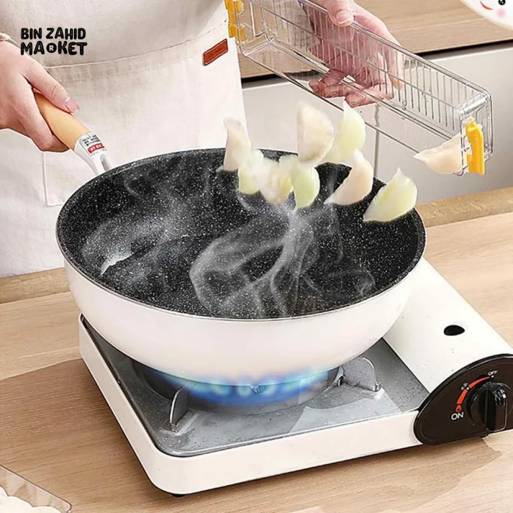 3-LAYER DUMPLING & SANDWICH STORAGE BOX FOOD GRADE PORTABLE WITH TIMING FREEZER - Image 3