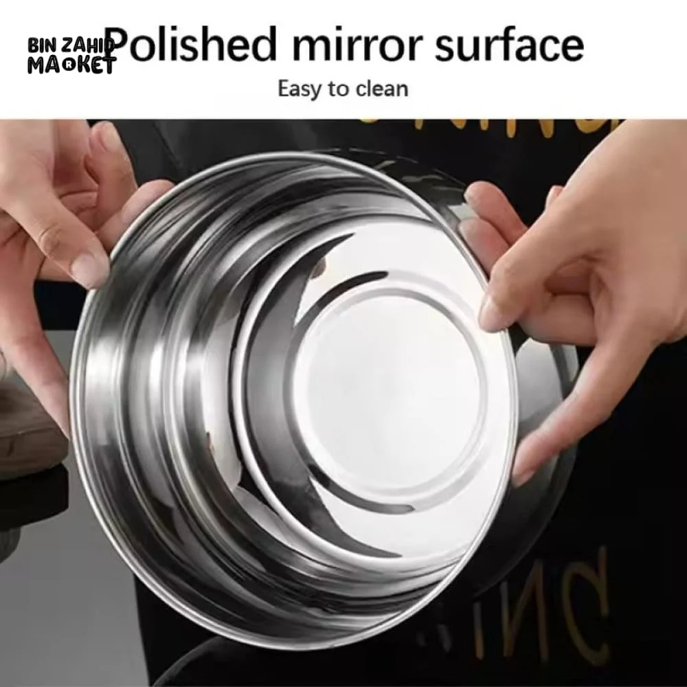 3-PIECE STAINLESS STEEL CONTAINER SET – AIRTIGHT FOOD STORAGE WITH PLASTIC LIDS - Image 4