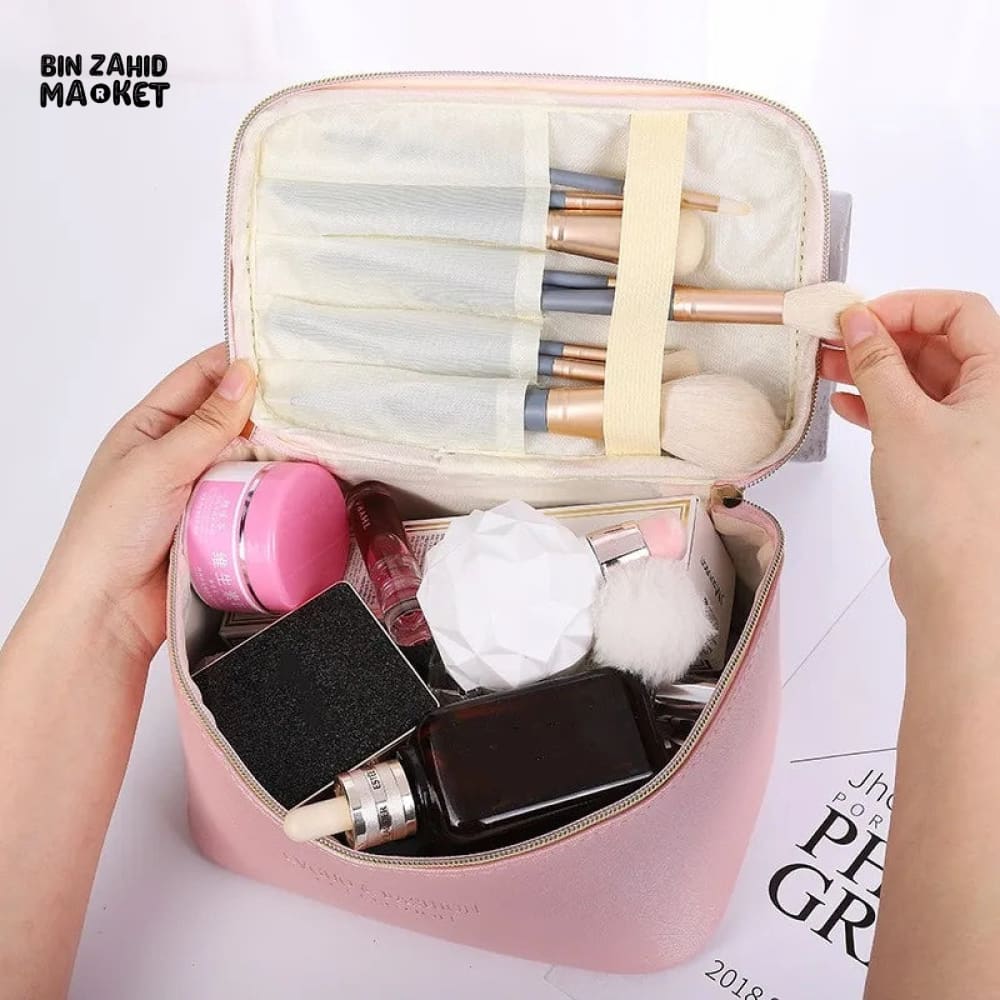 3 PIECES PU TRAVEL COSMETIC BAG - Image 6