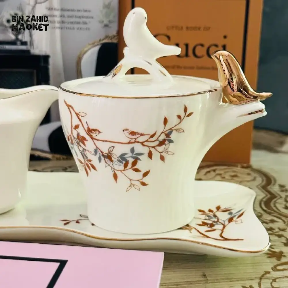 3 PIECES SUGAR POT SET ELEGANT KITCHEN CONTAINER SET FOR SUGAR & SPICES - BRD355 B - Image 4