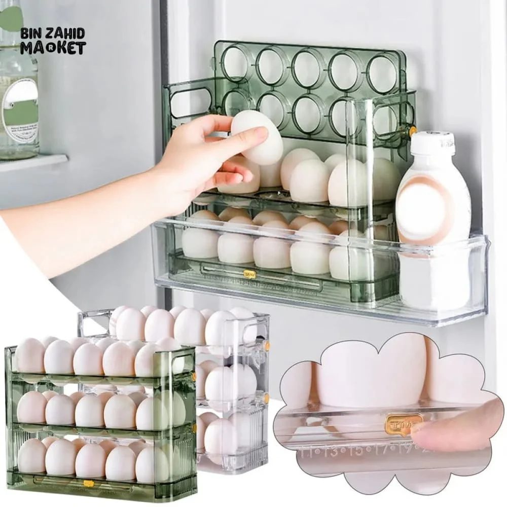 30X GRIDS 3 LAYERS EGGS ORGANIZER - Image 3