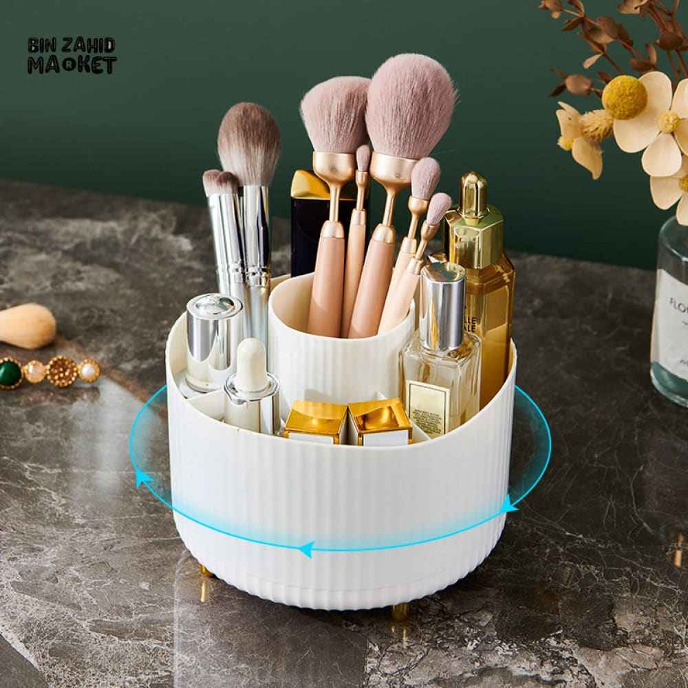 360° ROTATING COSMETIC BRUSH ORGANIZER - Image 2