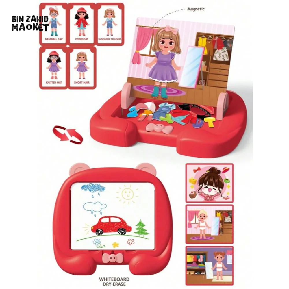 3IN1 CREATIVE KIDS FIRST DRAWING BOARD 14 PIECES ACCESSORIES - Image 6