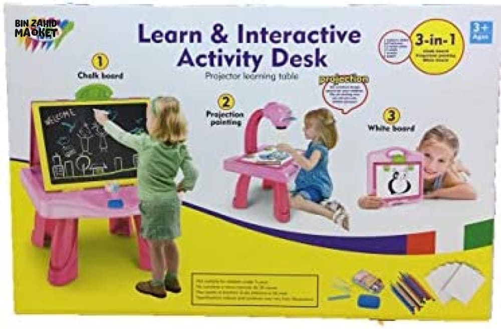 3IN1 LEARN & INTERACTIVE ACTIVITY DESK FOR KIDS - Image 10