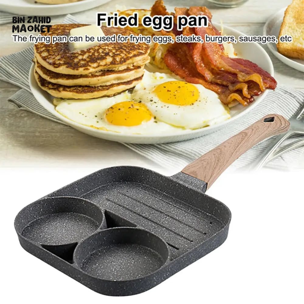 3IN1 MARBLE COATED FRYING PAN WITH GRILL - Image 7