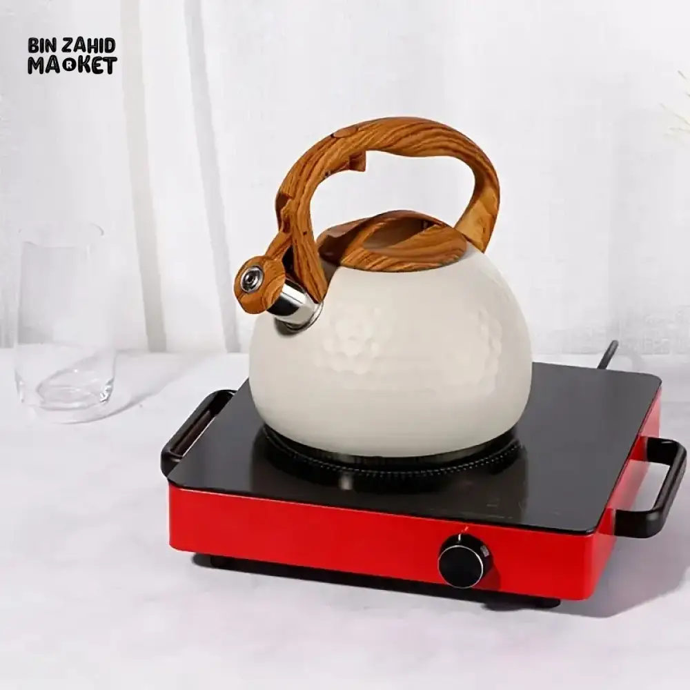 3L STAINLESS STEEL WHISTLE KETTLE FOR GAS & INDUCTION COOKERS - Image 7