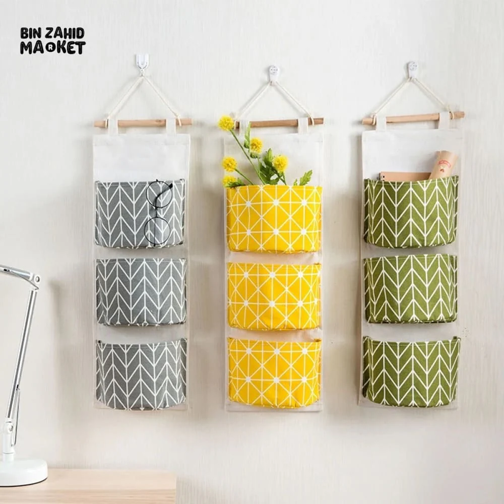 3X GRIDS WALL HANGING STORAGE ORGANIZER - Image 5