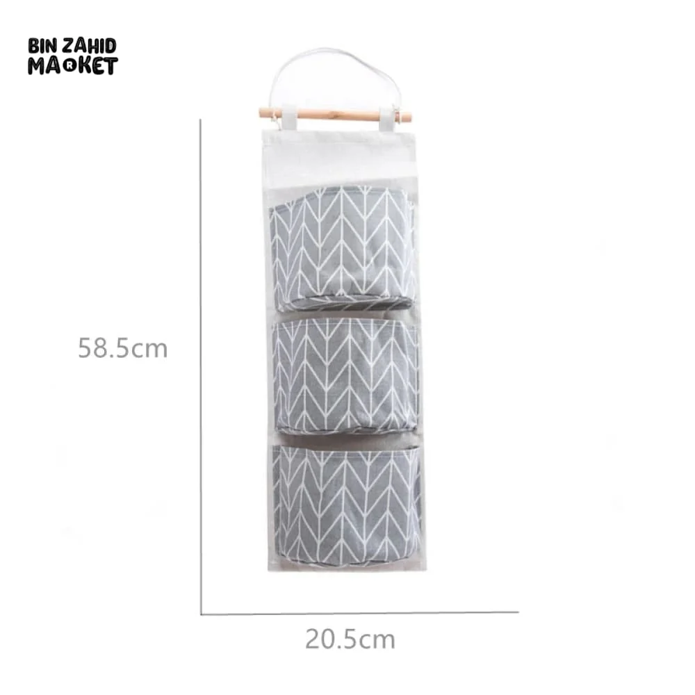 3X GRIDS WALL HANGING STORAGE ORGANIZER - Image 9