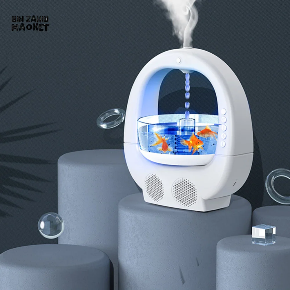 4 IN 1 ANTI-GRAVITY AROMA DIFFUSER & COOL MIST HUMIDIFIER BLUETOOTH SPEAKER FOR HOME OFFICE & BEDROOM - Image 5