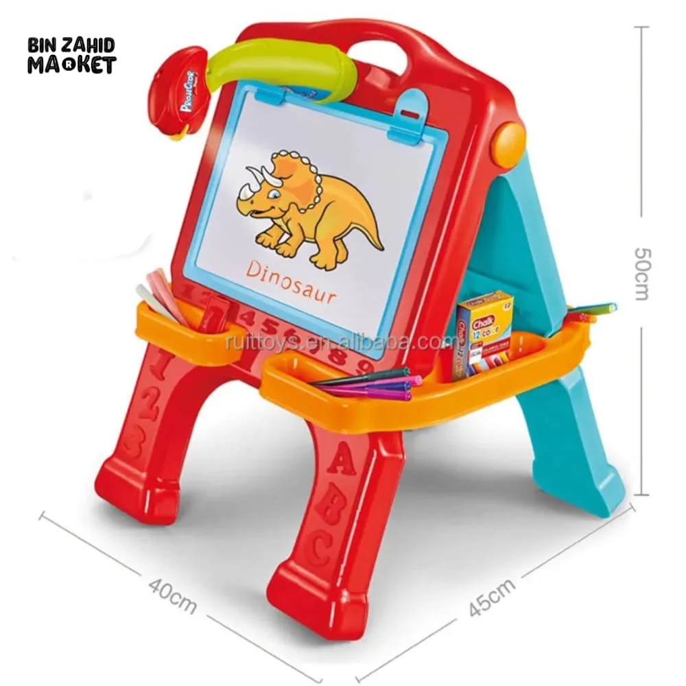 4-IN-1 KIDS LED DRAWING BOARD – CREATIVE PLAY & LEARNING TABLE - Image 4