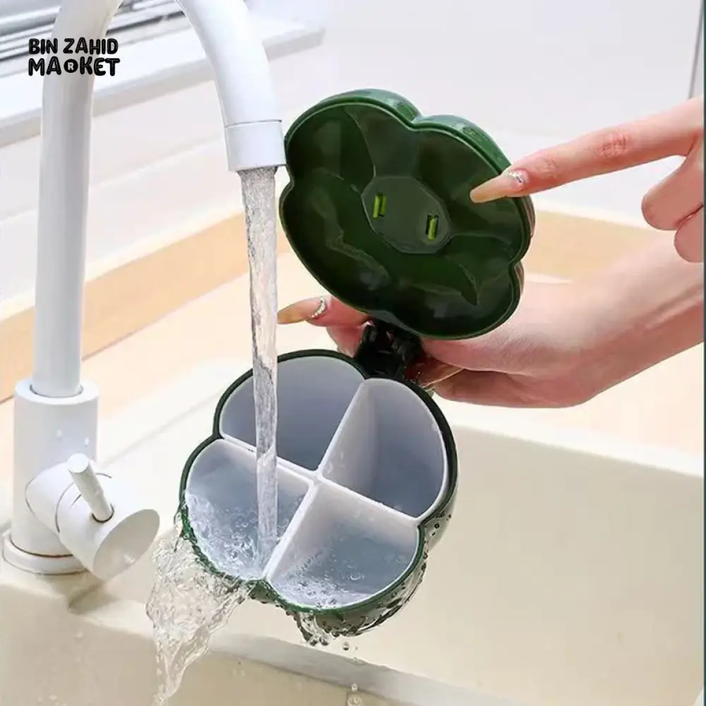 4-IN-1 PLASTIC CREATIVE SPICE JAR CONTAINER WITH SPOON – CHILI SHAPE GRILL SPICES SPICE RACK FOR HOME & KITCHEN ACCESSORIES - Image 5