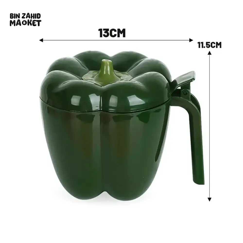 4-IN-1 PLASTIC CREATIVE SPICE JAR CONTAINER WITH SPOON – CHILI SHAPE GRILL SPICES SPICE RACK FOR HOME & KITCHEN ACCESSORIES - Image 9