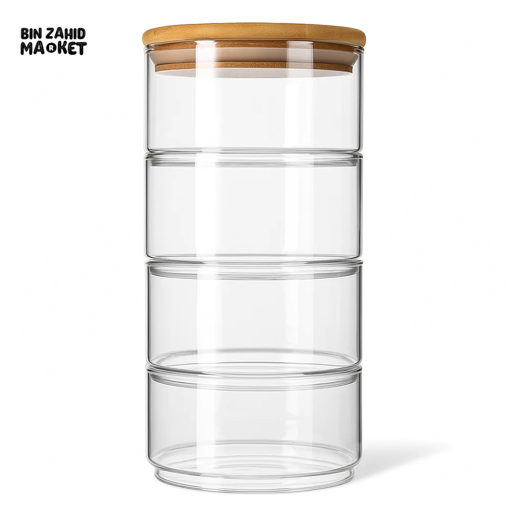 4 LAYER GLASS FOOD CONTAINER - Image 2