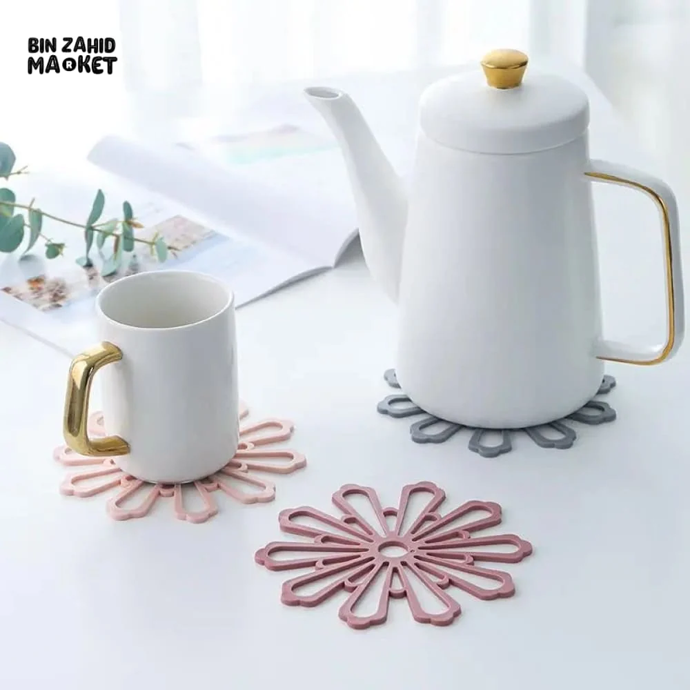 2 PIECES PETAL SILICONE HEAT INSULATION PAD - Image 7