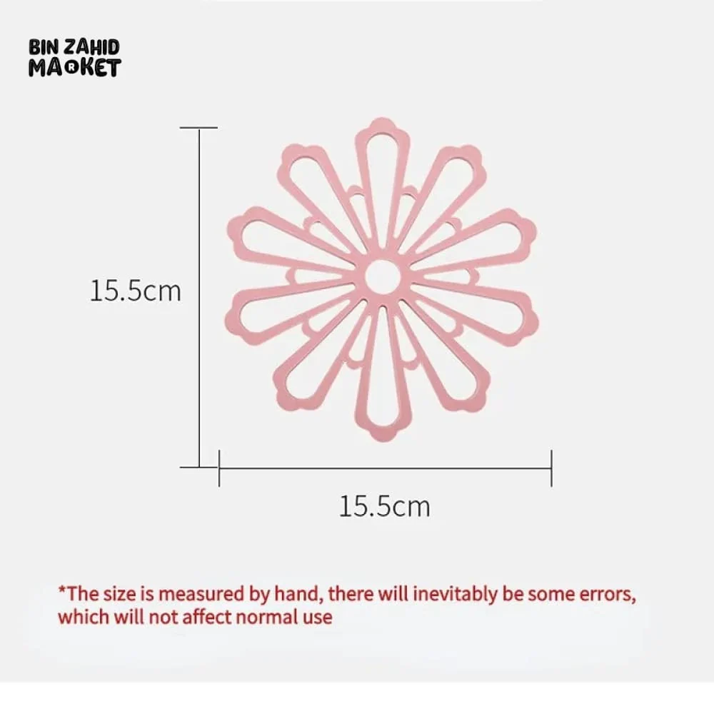 2 PIECES PETAL SILICONE HEAT INSULATION PAD - Image 8