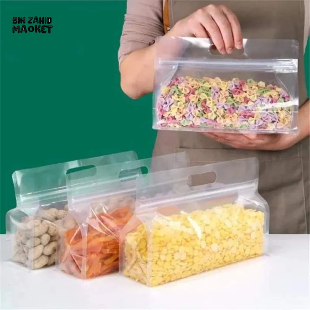 4 PIECES SEALED AIRTIGHT PLASTIC BAGS - Image 10