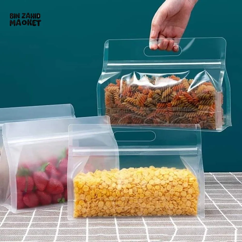 4 PIECES SEALED AIRTIGHT PLASTIC BAGS - Image 7