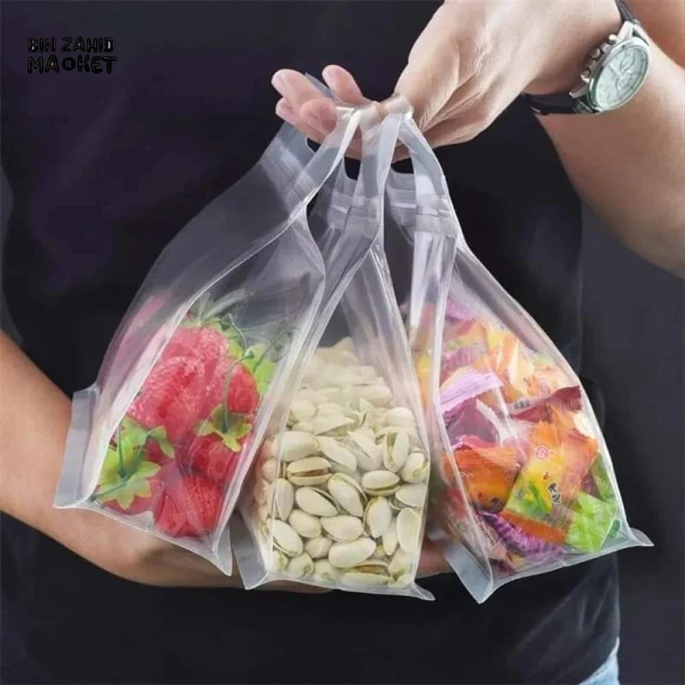 4 PIECES SEALED AIRTIGHT PLASTIC BAGS - Image 9