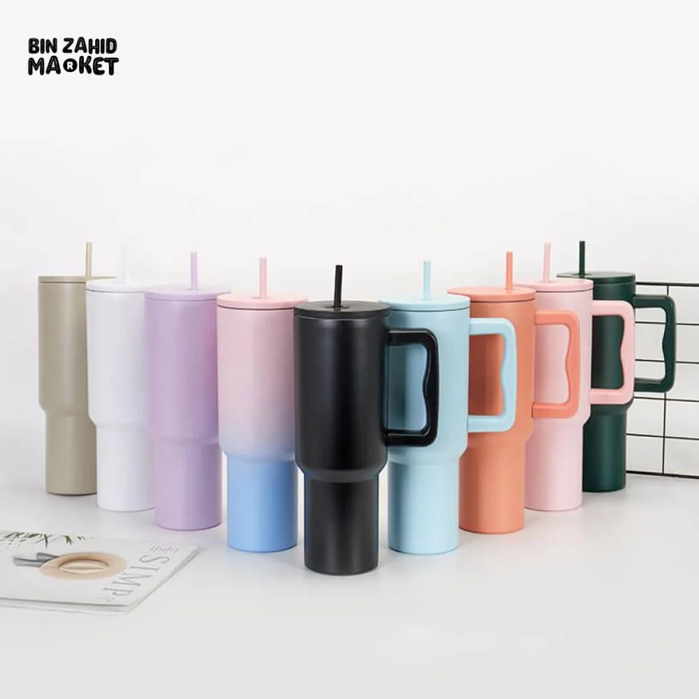 40OZ INSULATED STAINLESS STEEL TUMBLER - APRICOT - Image 3